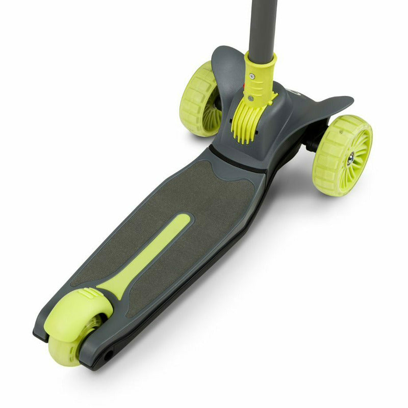 Trotineta, Lionelo, Timy, Copii, Ultrapliabila, Pana la 50 Kg, Cu design ergonomic, Cu lumini LED, 26 5 x 60 x 64-76 cm, 3 ani+, Verde - gogobaby.ro