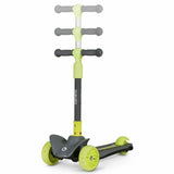 Trotineta, Lionelo, Timy, Copii, Ultrapliabila, Pana la 50 Kg, Cu design ergonomic, Cu lumini LED, 26 5 x 60 x 64-76 cm, 3 ani+, Verde