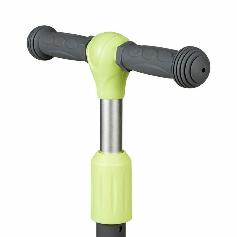 Trotineta, Lionelo, Timy, Copii, Ultrapliabila, Pana la 50 Kg, Cu design ergonomic, Cu lumini LED, 26 5 x 60 x 64-76 cm, 3 ani+, Verde - gogobaby.ro
