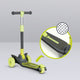 Trotineta, Lionelo, Timy, Copii, Ultrapliabila, Pana la 50 Kg, Cu design ergonomic, Cu lumini LED, 26 5 x 60 x 64-76 cm, 3 ani+, Verde