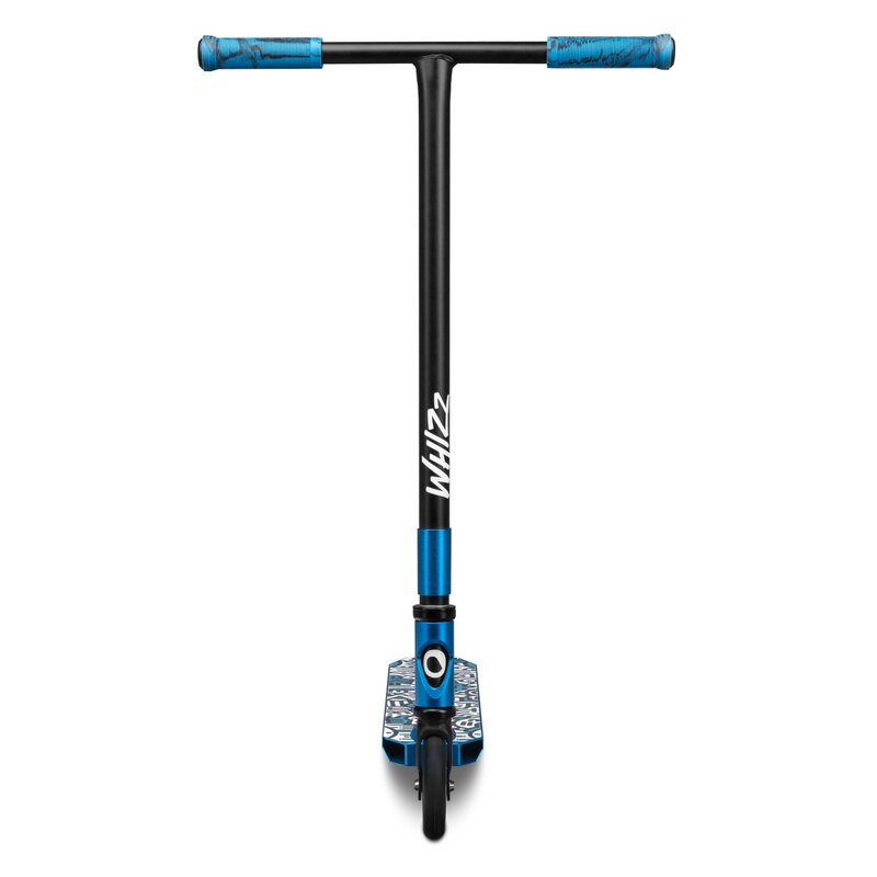 Trotineta, Lionelo, Whizz, Pentru Acrobatii, Rulmenti ABEC-9, Sistemul de compresie IHC 9, 20 - 100 kg, Conform cu standardul european de securitate EN14619, Albastru - gogobaby.ro