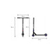 Trotineta, Lionelo, Whizz, Pentru Acrobatii, Rulmenti ABEC-9, Sistemul de compresie IHC 9, 20 - 100 kg, Conform cu standardul european de securitate EN14619, Albastru
