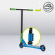 Trotineta, Lionelo, Whizz, Pentru Acrobatii, Rulmenti ABEC-9, Sistemul de compresie IHC 9, 20 - 100 kg, Conform cu standardul european de securitate EN14619, Albastru