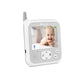 Videofon, Lionelo, Babyline 7.1, Cu melodii, Cu lampa inclusa, Pana la 40 h fara incarcare, Ecran 3.2 inch, Alb