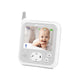 Videofon, Lionelo, Babyline 7.1, Cu melodii, Cu lampa inclusa, Pana la 40 h fara incarcare, Ecran 3.2 inch, Alb