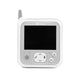 Videofon, Lionelo, Babyline 7.1, Cu melodii, Cu lampa inclusa, Pana la 40 h fara incarcare, Ecran 3.2 inch, Alb