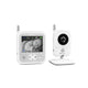 Videofon, Lionelo, Babyline 7.1, Cu melodii, Cu lampa inclusa, Pana la 40 h fara incarcare, Ecran 3.2 inch, Alb