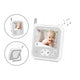 Videofon, Lionelo, Babyline 7.1, Cu melodii, Cu lampa inclusa, Pana la 40 h fara incarcare, Ecran 3.2 inch, Alb