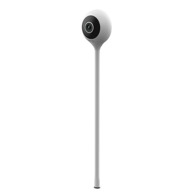 Video monitor, Lionelo, Babyline Smart, Cu aplicatie Smart Life, Cablu USB, Conexiune Wifi, Comunicare bidirectionala, Senzor de temperatura, Alb - gogobaby.ro