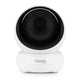 Videofon, Lionelo, Babyline 8.3, Cu termometru, Cu melodii, Comunicare in 2 sensuri, Rotire 360 grade, Alb