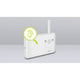 Videofon, Lionelo, Babyline 8.3, Cu termometru, Cu melodii, Comunicare in 2 sensuri, Rotire 360 grade, Alb
