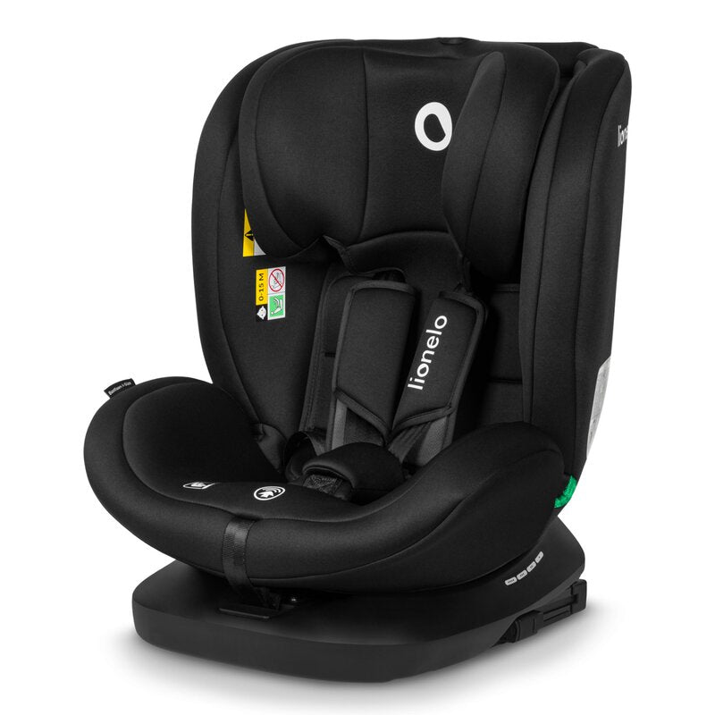 Scaun auto, Lionelo, Bastiaan i-Size, 4 in 1, Protectie laterala, Cu spatar inclinabil in 4 pozitii, Cu tetiera reglabila in 7 pozitii, Rotire 360 grade, Top Tether, 0-36 Kg, 40-150 cm, Cu Isofix, Conform cu ECE R129/03, Gri - gogobaby.ro