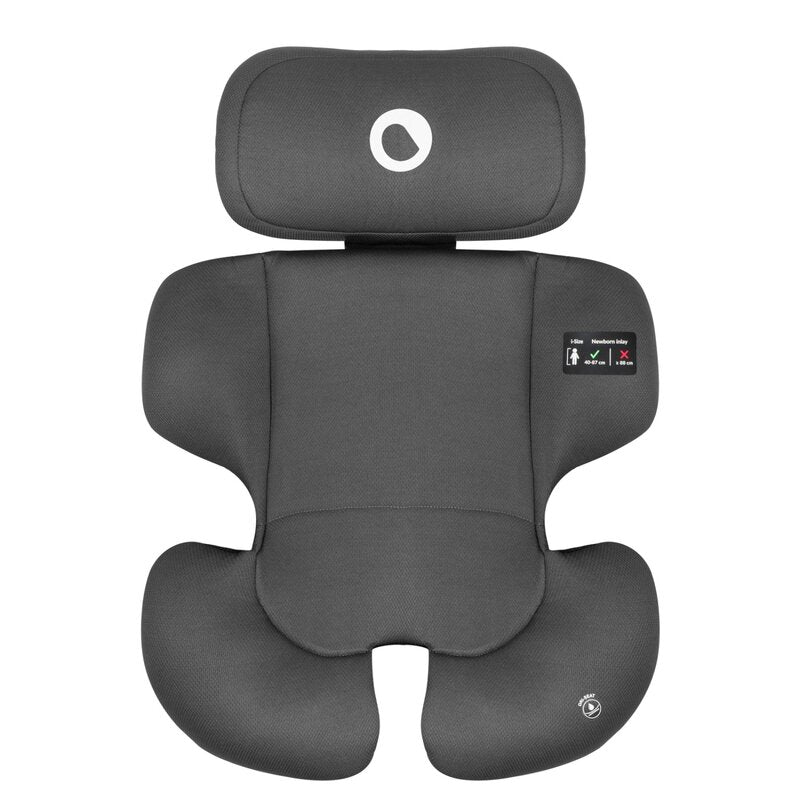 Scaun auto, Lionelo, Bastiaan i-Size, 4 in 1, Protectie laterala, Cu spatar inclinabil in 4 pozitii, Cu tetiera reglabila in 7 pozitii, Rotire 360 grade, Top Tether, 0-36 Kg, 40-150 cm, Cu Isofix, Conform cu ECE R129/03, Gri - gogobaby.ro