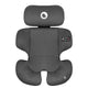 Scaun auto, Lionelo, Bastiaan i-Size, 4 in 1, Protectie laterala, Cu spatar inclinabil in 4 pozitii, Cu tetiera reglabila in 7 pozitii, Rotire 360 grade, Top Tether, 0-36 Kg, 40-150 cm, Cu Isofix, Conform cu ECE R129/03, Gri