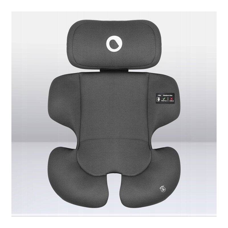 Scaun auto, Lionelo, Bastiaan i-Size, 4 in 1, Protectie laterala, Cu spatar inclinabil in 4 pozitii, Cu tetiera reglabila in 7 pozitii, Rotire 360 grade, Top Tether, 0-36 Kg, 40-150 cm, Cu Isofix, Conform cu ECE R129/03, Gri - gogobaby.ro