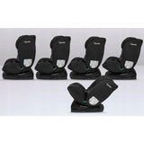 Scaun auto, Lionelo, Bastiaan i-Size, 4 in 1, Protectie laterala, Cu spatar inclinabil in 4 pozitii, Cu tetiera reglabila in 7 pozitii, Rotire 360 grade, Top Tether, 0-36 Kg, 40-150 cm, Cu Isofix, Conform cu ECE R129/03, Gri
