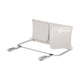 Bariera de protectie pentru pat, Lionelo, Lora XL, Pliabila, Sistem de blocare StandSafe, Geanta de transport inclusa, 150x46 cm, Conform cu BS 7972:2001+A1:2009, Bej