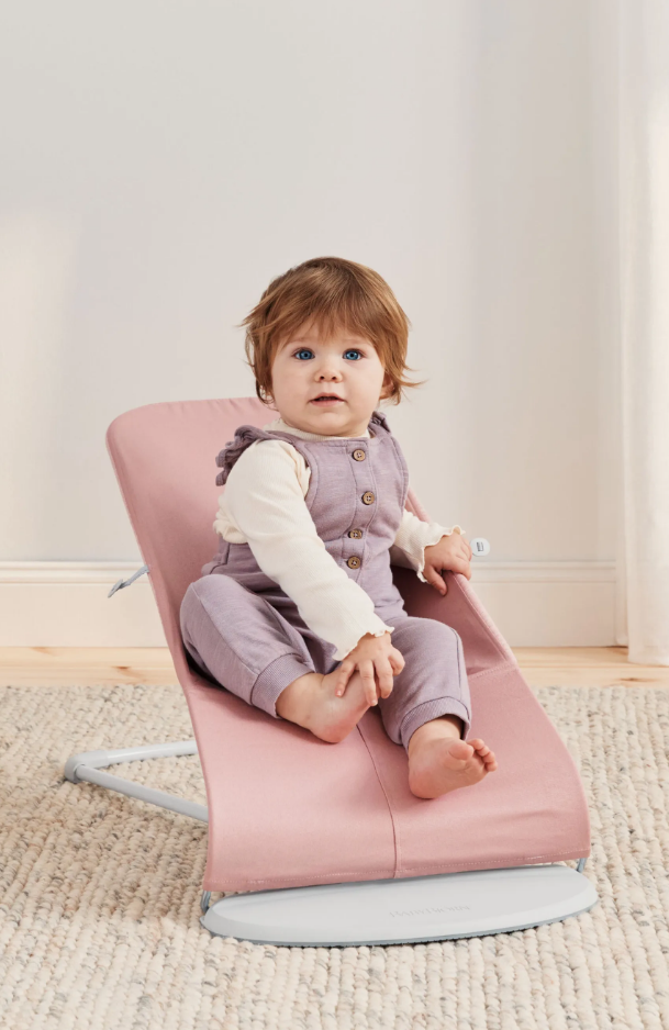 BabyBjorn - Balansoar Bliss Light Pink, 3D Jersey - gogobaby.ro