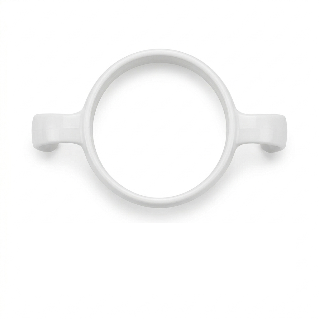 Maner ergonomic si pai cu greutate pentru Biberon 300ml Mombella Breast-Like – Ivory - gogobaby.ro