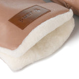 Manusi magnetice pentru carucior, Jane, Pentru vremea rece, Interior din fleece si exterior imitatie piele, Black