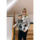 Marsupiu bebe, FreeON, Carry Me, 3 in 1, De la 4 luni pana la 15 kg, Tesatura din plasa 3D, Confortabil si sigur pentru bebe, Gri