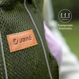 Marsupiu bebe, Jane, Dual Air, Ergonomic, De la nastere pana la 15 Kg, Conform cu EN 13209-2: 2015, Botanic