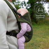 Marsupiu bebe, Jane, Dual Air, Ergonomic, De la nastere pana la 15 Kg, Conform cu EN 13209-2: 2015, Botanic