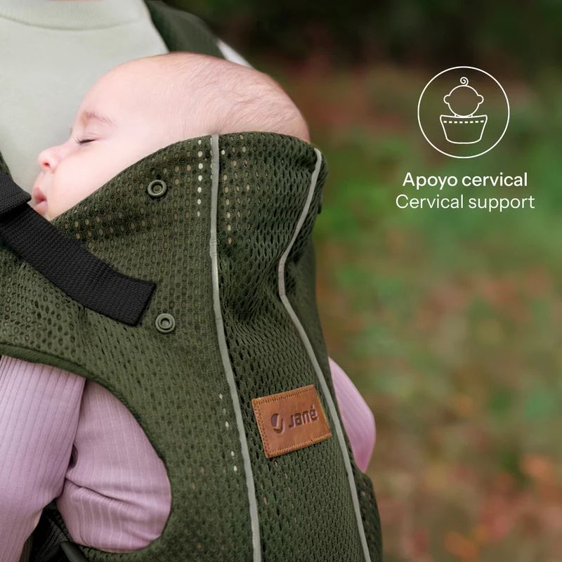 Marsupiu bebe, Jane, Dual Air, Ergonomic, De la nastere pana la 15 Kg, Conform cu EN 13209-2: 2015, Botanic