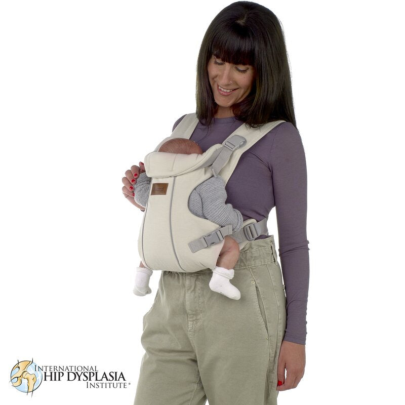 Marsupiu bebe, Jane, Dual, Ergonomic, De la nastere pana la 15 Kg, Conform EN 13209-2:2015, Sand