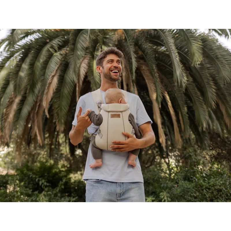Marsupiu bebe, Jane, Dual, Ergonomic, De la nastere pana la 15 Kg, Conform EN 13209-2:2015, Sand