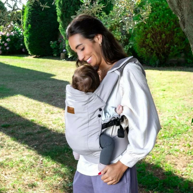Marsupiu bebe, Jane, Like, Ergonomic, De la nastere pana la 18 Kg, Bumbac 100%, Cu multiple pozitii de purtare, Seal