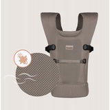 Marsupiu bebe, Lionelo, Mabel, Ergonomic, Pozitia M-broscuta, De la 4 luni pana la 15 Kg, Amplasare cu fata sau cu spatele spre parinte, Material respirabil, Bej