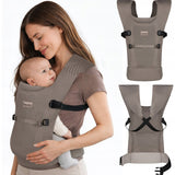 Marsupiu bebe, Lionelo, Mabel, Ergonomic, Pozitia M-broscuta, De la 4 luni pana la 15 Kg, Amplasare cu fata sau cu spatele spre parinte, Material respirabil, Bej