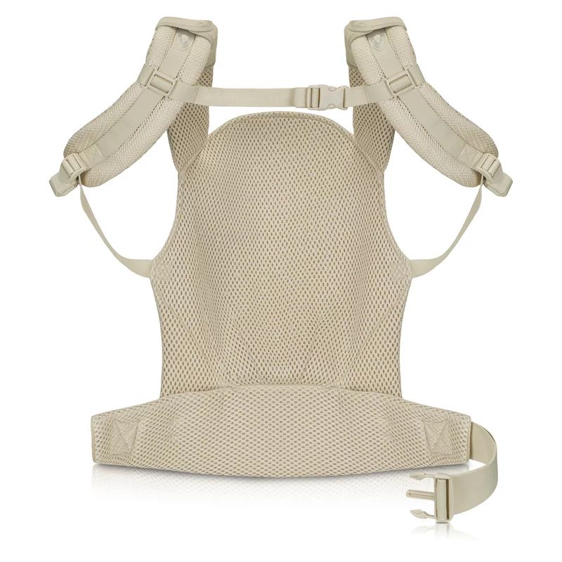 Marsupiu ergonomic, Lionelo, Margareet Air, 3 pozitii de purtare, Certificat de Institutul International pentru Displazie de Sold, 4 luni+, Pana la 20 Kg, Material respirabil 3D Air Mesh, Catarama dubla de siguranta, Bej
