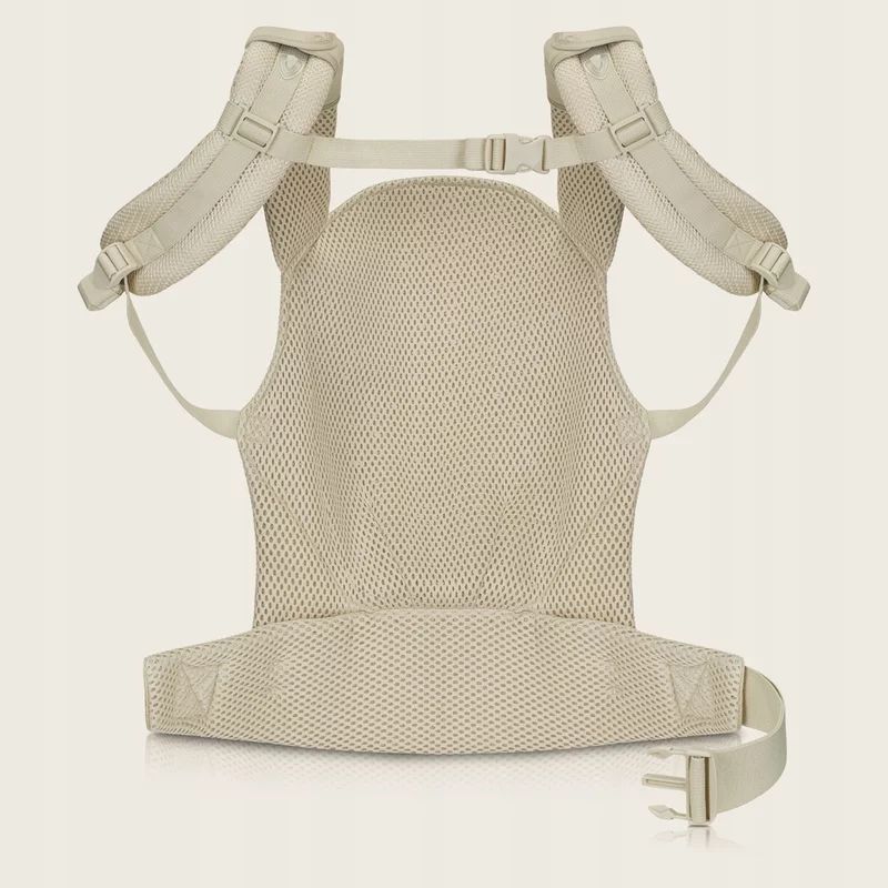 Marsupiu ergonomic, Lionelo, Margareet Air, 3 pozitii de purtare, Certificat de Institutul International pentru Displazie de Sold, 4 luni+, Pana la 20 Kg, Material respirabil 3D Air Mesh, Catarama dubla de siguranta, Bej