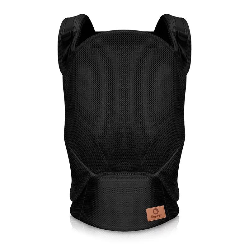 Marsupiu ergonomic, Lionelo, Margareet Air, 3 pozitii de purtare, Certificat de Institutul International pentru Displazie de Sold, 4 luni+, Pana la 20 Kg, Material respirabil 3D Air Mesh, Catarama dubla de siguranta, Negru - gogobaby.ro