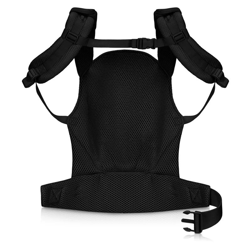 Marsupiu ergonomic, Lionelo, Margareet Air, 3 pozitii de purtare, Certificat de Institutul International pentru Displazie de Sold, 4 luni+, Pana la 20 Kg, Material respirabil 3D Air Mesh, Catarama dubla de siguranta, Negru - gogobaby.ro