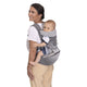 Marsupiu ergonomic multifunctional Chicco Airy Hip Fit 3 in 1, Pebble (Gri), 0 luni+