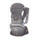 Marsupiu ergonomic multifunctional Chicco Airy Hip Fit 3 in 1, Pebble (Gri), 0 luni+
