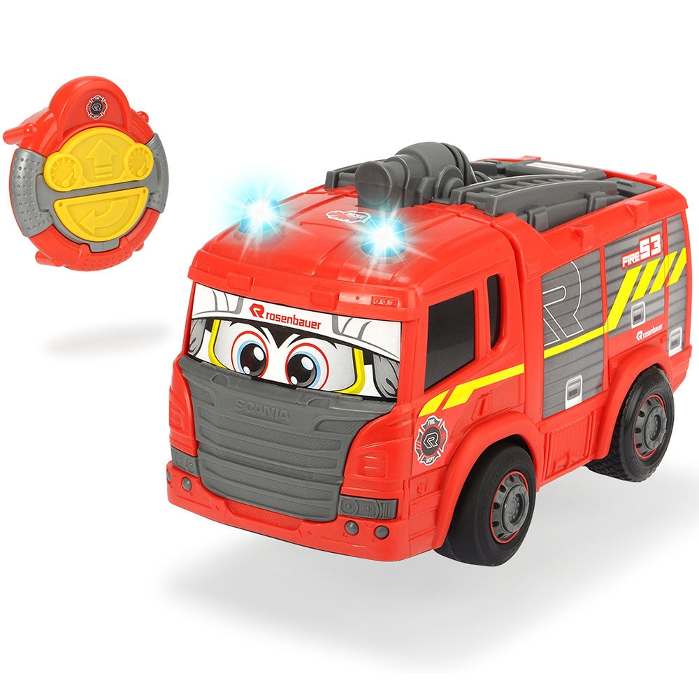 Masina de pompieri Dickie Toys Happy Fire Truck cu telecomanda - gogobaby.ro