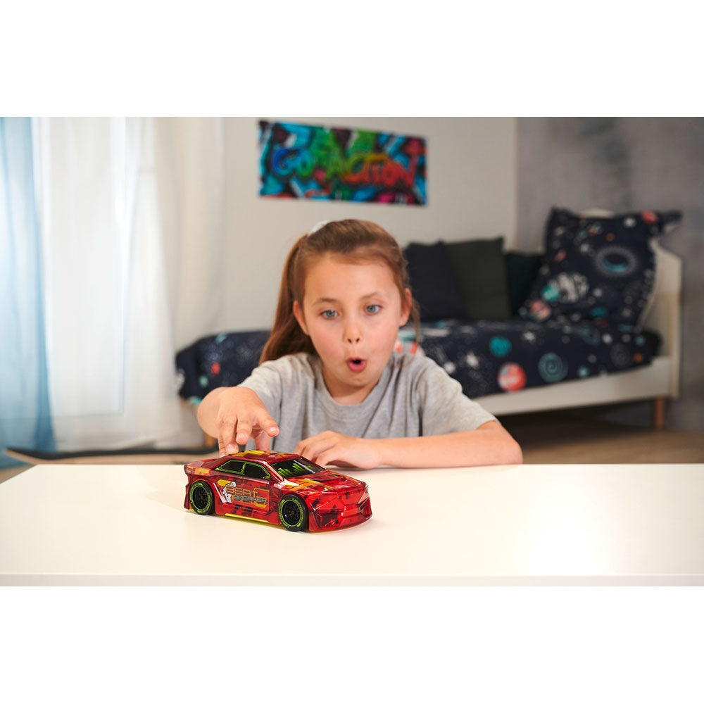 Masina Dickie Toys Beat Breaker 20 cm rosu cu lumini si sunete - gogobaby.ro