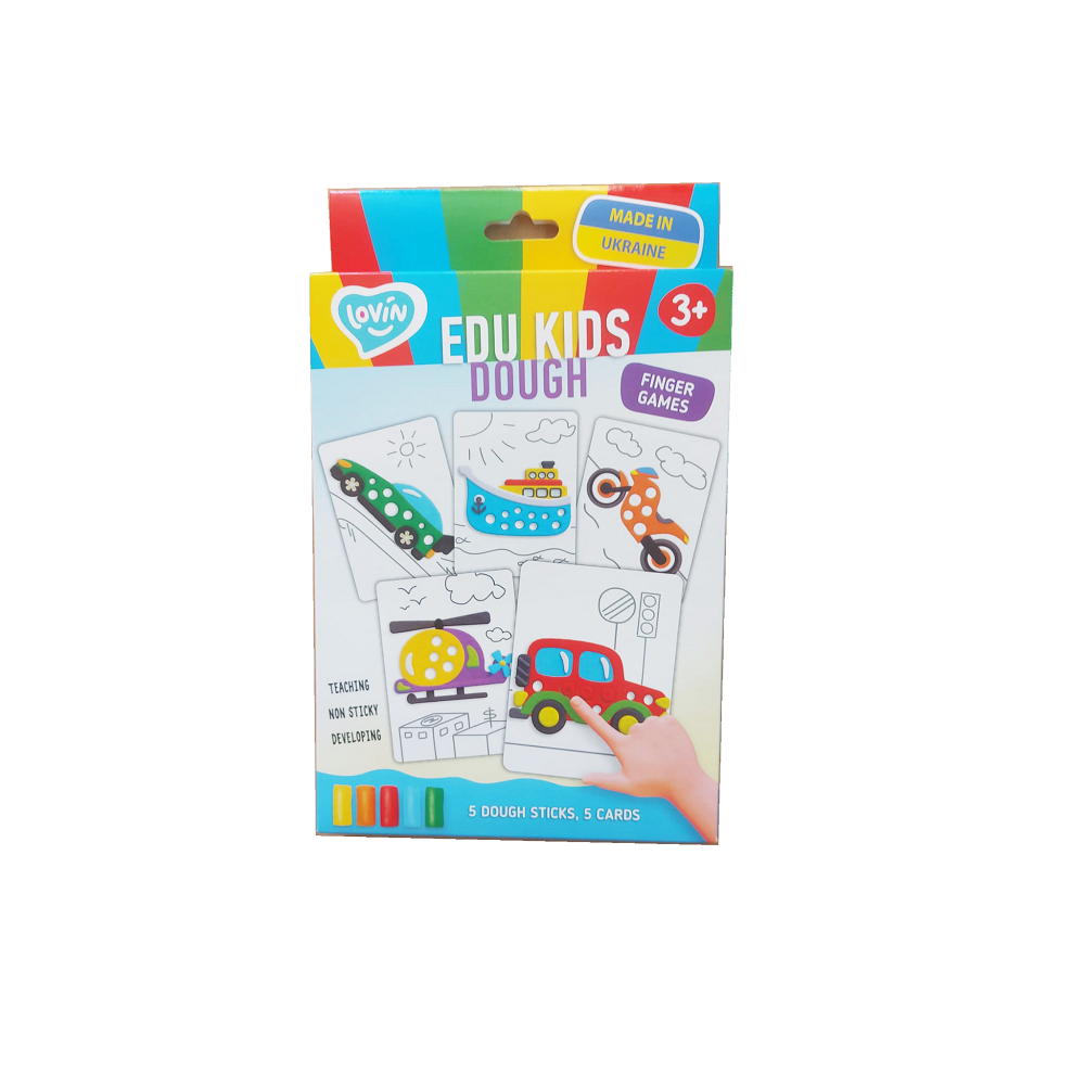 Joc de indemanare cu plastilina, Lovin'Do - Edu Kids - Transport - gogobaby.ro