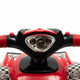 ATV copii, Baby Mix, Masinuta, Cu lumini si muzica, Fara pedale, 60 x 38 x 42 cm, Red