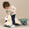 Masinuta de impins Smoby Pony cu remorca