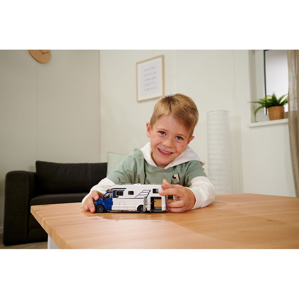Masinuta Majorette Hymer B-Class Camper cu lumini si sunete - gogobaby.ro