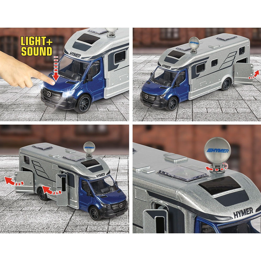 Masinuta Majorette Hymer B-Class Camper cu lumini si sunete - gogobaby.ro