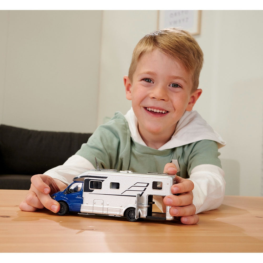 Masinuta Majorette Hymer B-Class Camper cu lumini si sunete - gogobaby.ro