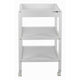 Masuta de infasat, FreeON, Mila, Din lemn, Cu 4 roti pentru transport facil, Cu 3 suprafete de depozitare, 76x54x86 cm, White