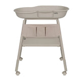 Masuta de infasat, Lionelo, Rosie, Cu saltea de infasat inclusa si roti, Spatiu pentru depozitare, Reglabila pe inaltime, Sustine 11 kg, 65x78x100 cm, 0 luni+, Bej