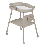 Masuta de infasat, Lionelo, Rosie, Cu saltea de infasat inclusa si roti, Spatiu pentru depozitare, Reglabila pe inaltime, Sustine 11 kg, 65x78x100 cm, 0 luni+, Bej